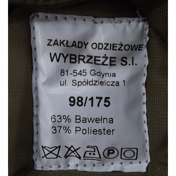 Kurtka polowa z podpinką wzór 130/MON rozm.98/175